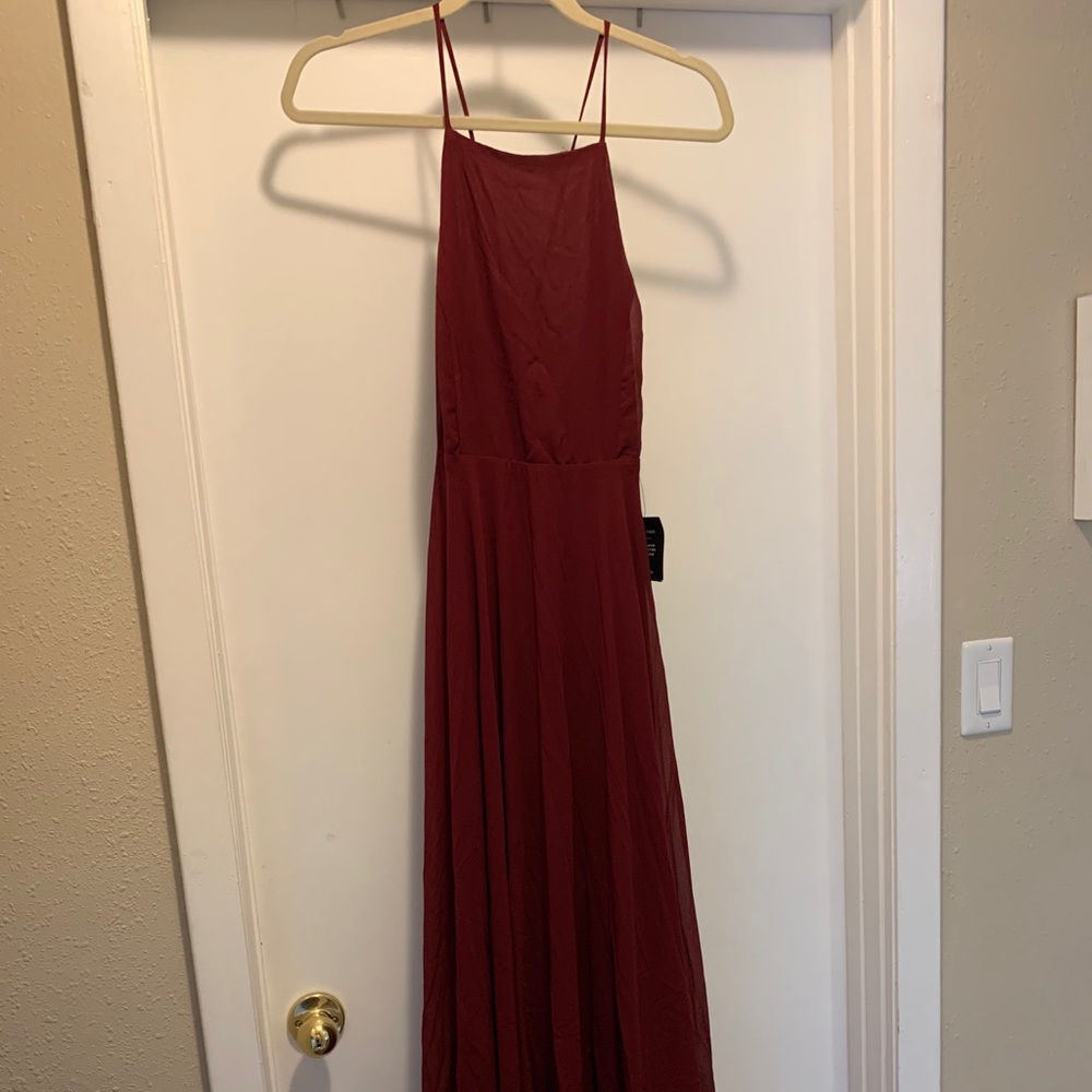 Lulus formal gown - red